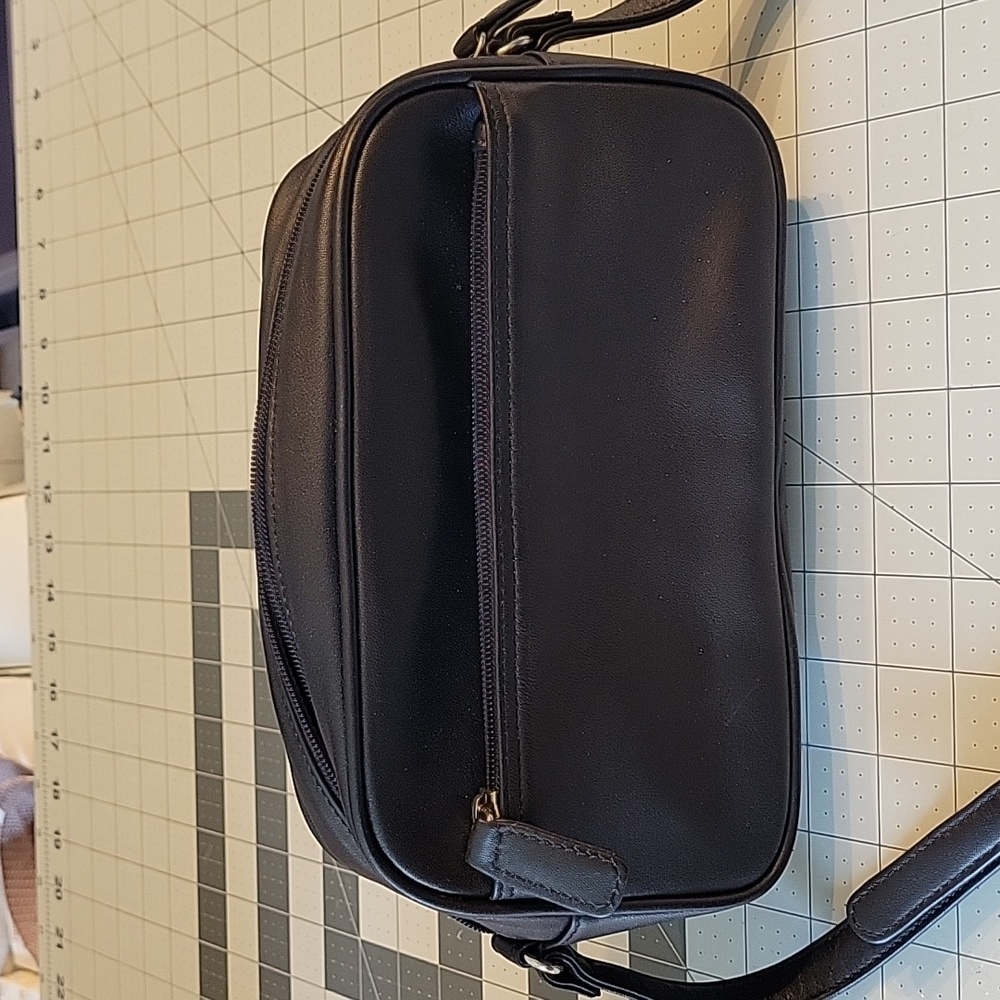 NWOT Black Leather Crossbody Bag
